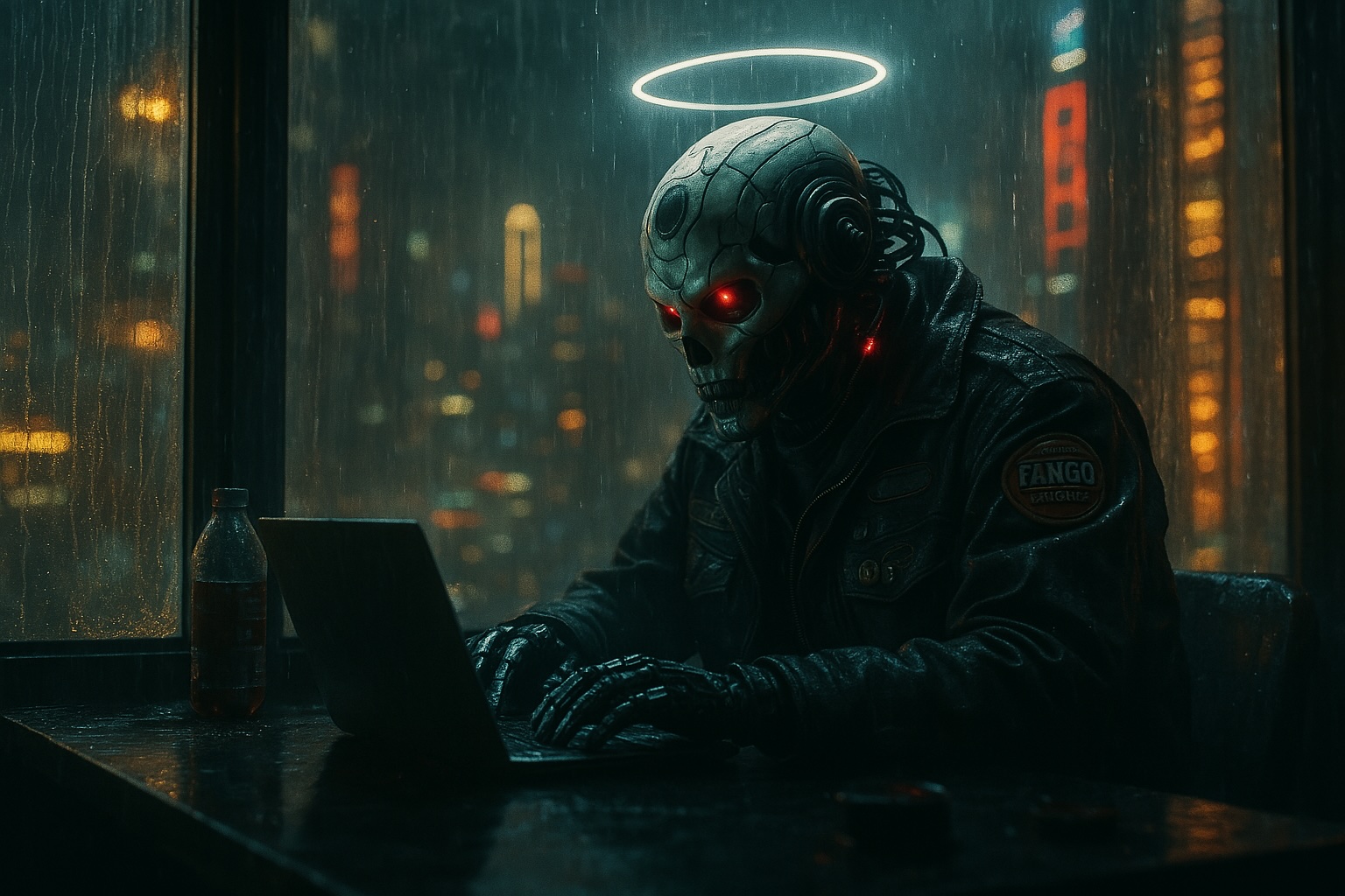 Juggalo coding robot angel